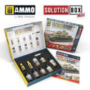AMMO by Mig Jimenez A.MIG-7902 SOLUTION BOX MINI #19 WWII German D.A.K. Vehicles - Hobby City NZ