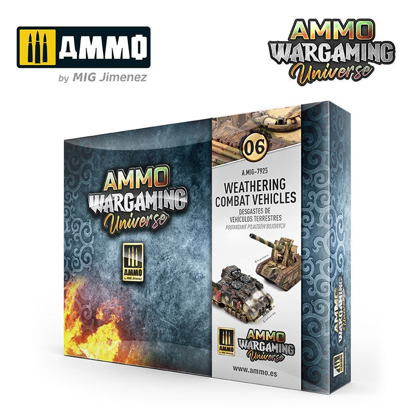 AMMO by Mig Jimenez A.MIG-7925 AMMO WARGAMING UNIVERSE #06 Weathering Combat Vehicles - Hobby City NZ