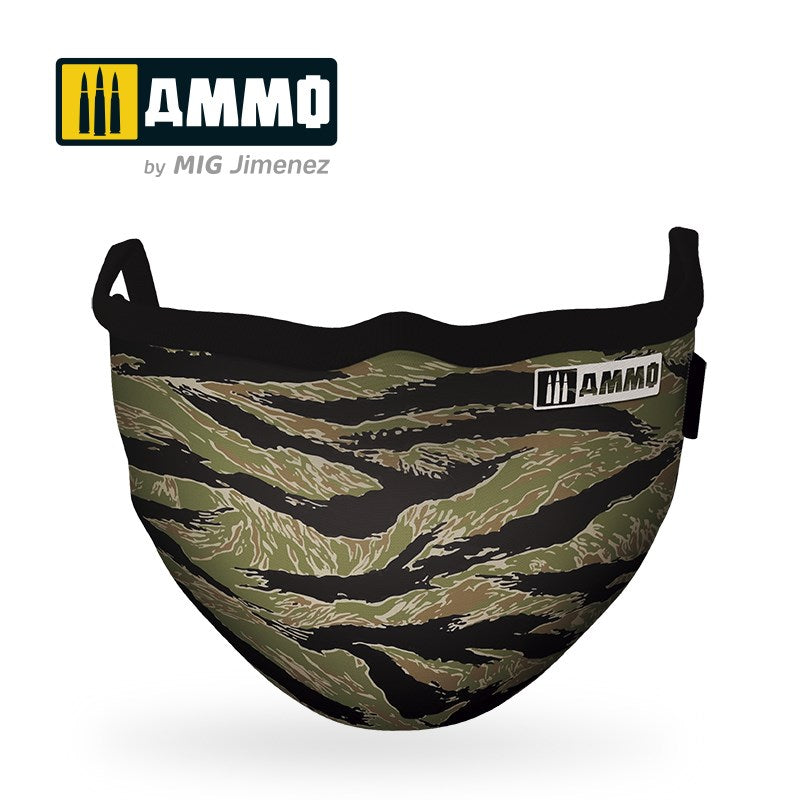 AMMO by Mig Jimenez A.MIG-8069 Tiger Camo Ammo Face Mask