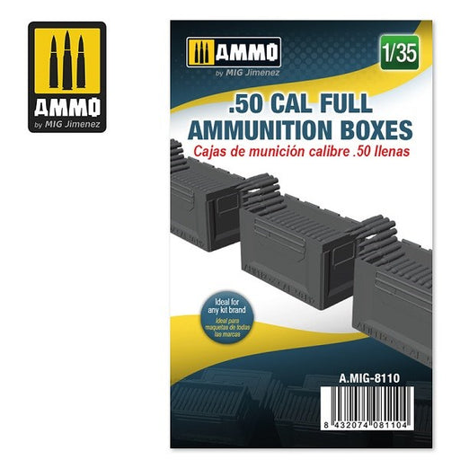 xAMMO by Mig Jimenez A.MIG-8110 1/35 .50 cal Full Ammunition Boxes (6560349421617)