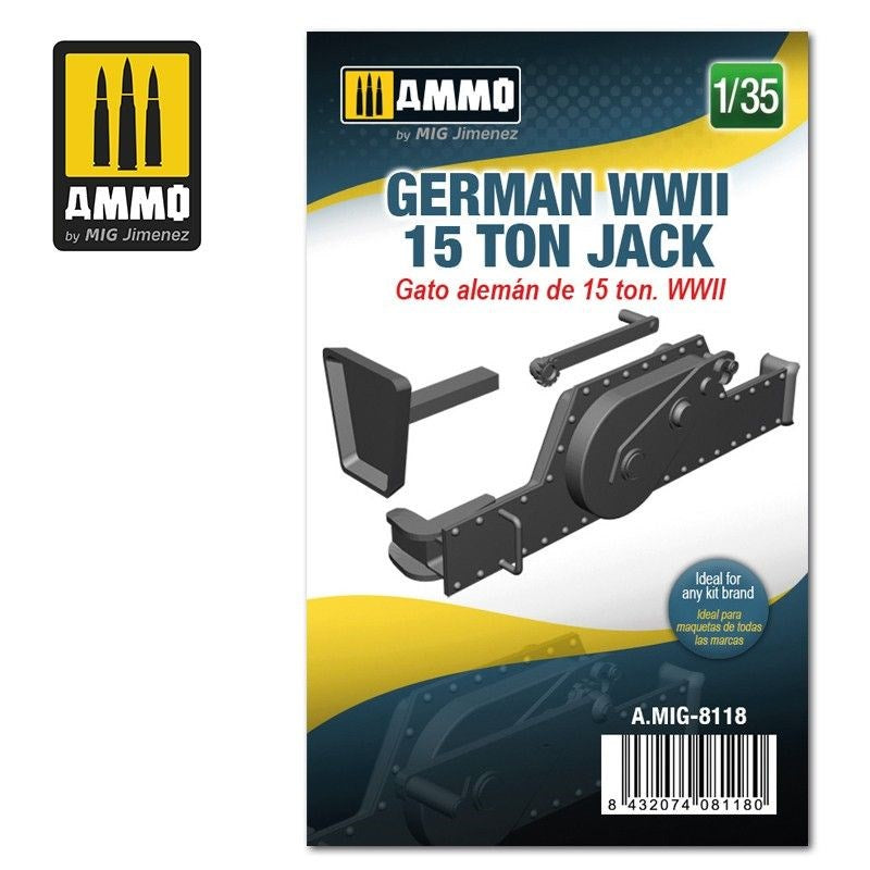xAMMO by Mig Jimenez A.MIG-8118 1/35 German WWII 15 ton Jack - Hobby City NZ (6560352305201)