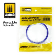AMMO by Mig Jimenez 8241 SOFTOUCH VELVET MASKING TAPE 2 (6mm X 25M) - Hobby City NZ