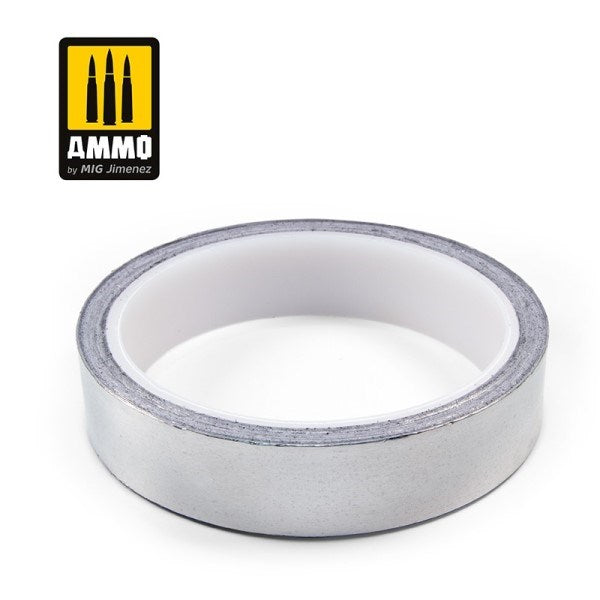 AMMO by Mig Jimenez A.MIG-8251 ALUMINIUM TAPE 20mm x 10m (0.78in x 32.8ft)