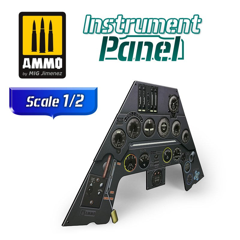 AMMO by Mig Jimenez A.MIG-8283 FOCKE WULF FW 190 A-3 - 1/2 SCALE INSTRUMENT PANEL