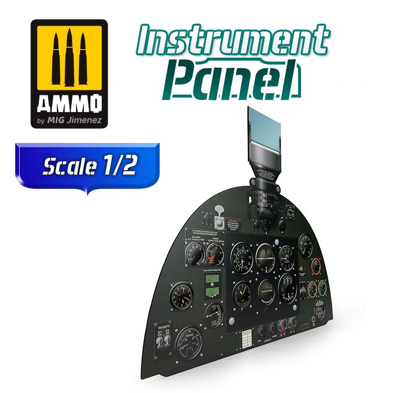 AMMO by Mig Jimenez A.MIG-8291 SUPERMARINE SPITFIRE MK V - 1/2 SCALE INSTRUMENT PANEL