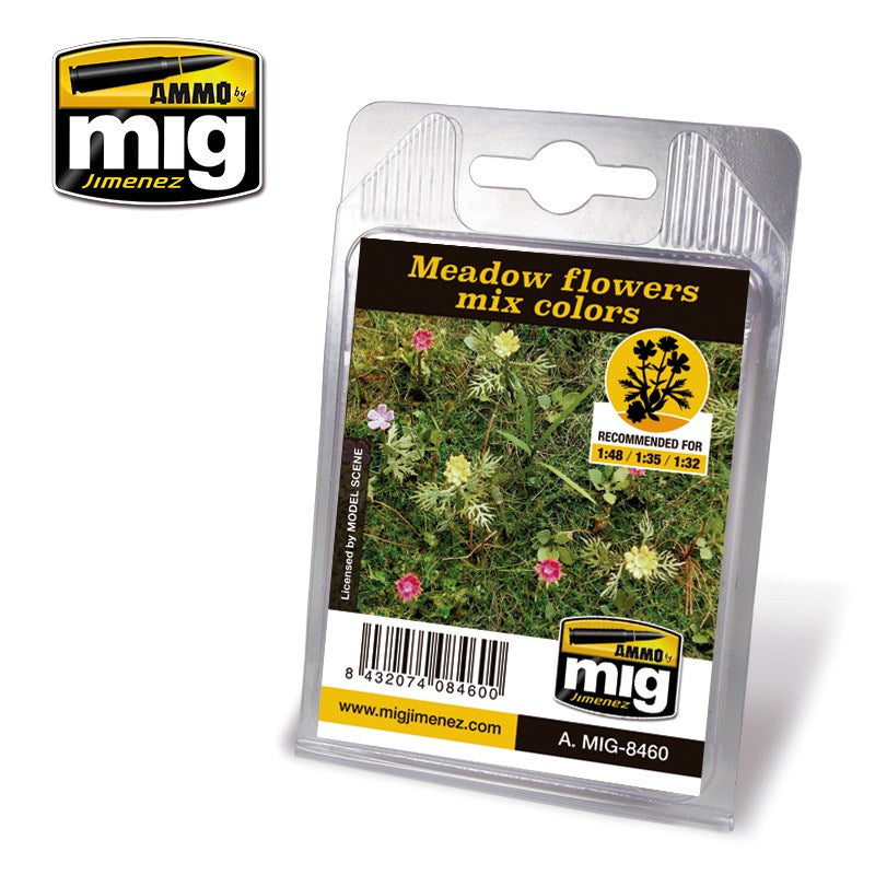 AMMO by Mig Jimenez A.MIG-8460 MEADOW FLOWERS MIX COLORS - Hobby City NZ