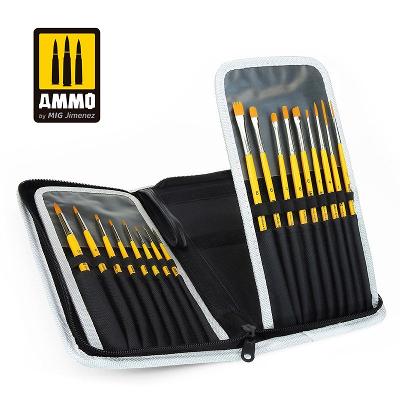 AMMO by Mig Jimenez 8580 AMMO Brush Arsenal - Brush Organization & Protective Storage - Hobby City NZ