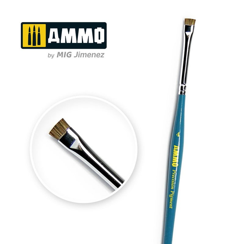 AMMO by Mig Jimenez A.MIG-8704 SIZE 4 AMMO PRECISION PIGMENT BRUSH