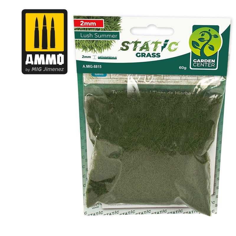 AMMO by Mig Jimenez A.MIG-8815 Lush Summer 2mm Static Grass (8170403758317)