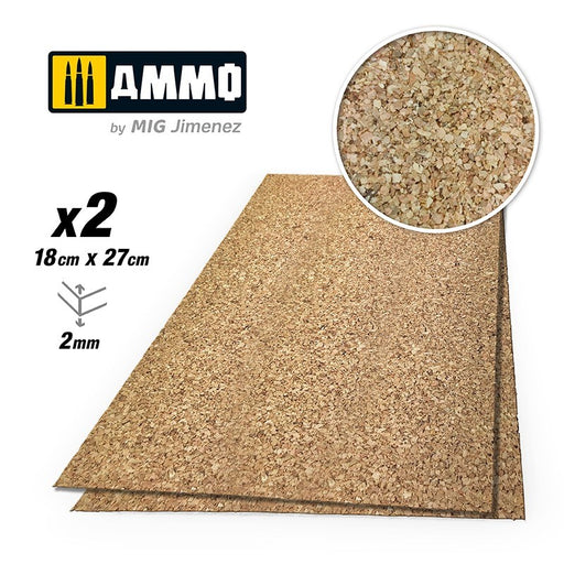 AMMO by Mig Jimenez A.MIG-8839 CREATE CORK Medium Grain (2mm) 2 pcs (8170404806893)