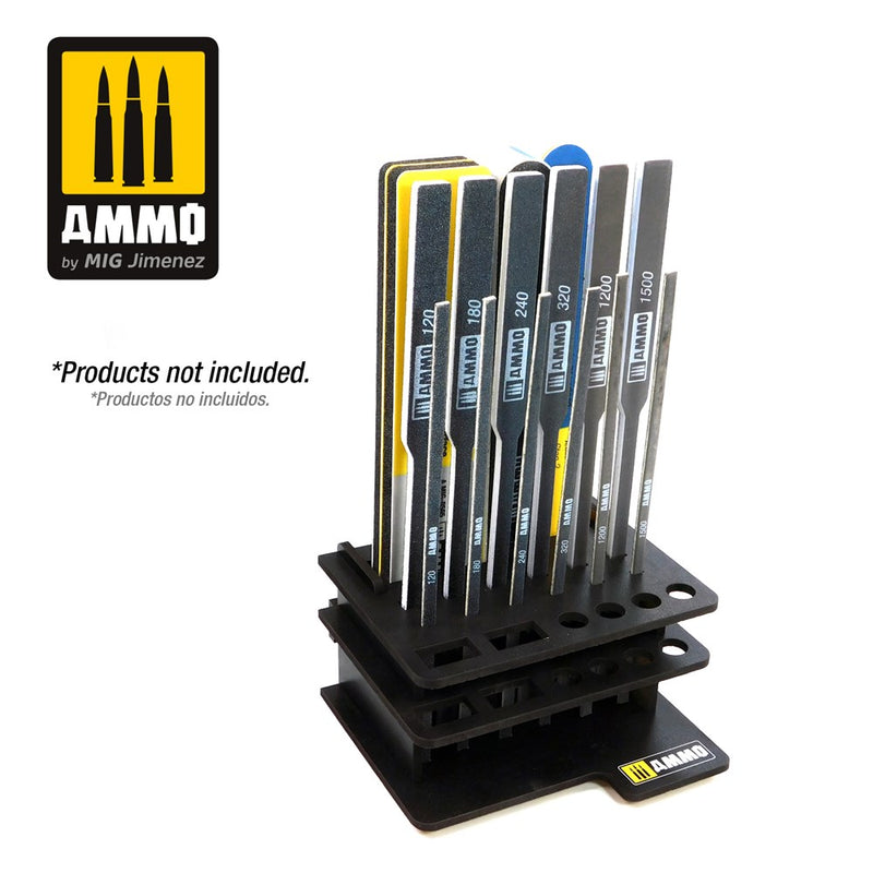 AMMO by Mig Jimenez A.MIG-8872 SANDPAPER SECTION - MODULAR SYSTEM WORKSHOP