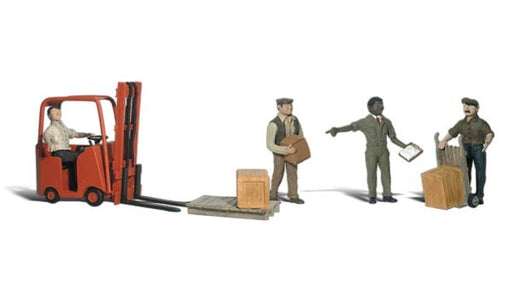 Woodland Scenics A2192 N Workers w/Forklift - Hobby City NZ (7546240270573)