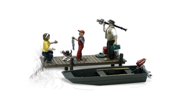 Woodland Scenics A2203 N Family Fishing - Hobby City NZ (7546240336109)