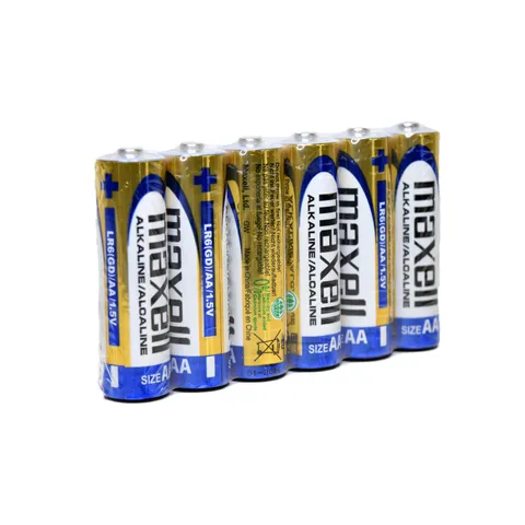 Maxell Alkaline AA Size - 6 Batteries (8177833902317)