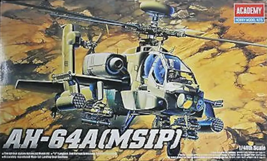 Academy 12262 1/48 AH-64 APACHE (8225539457261)