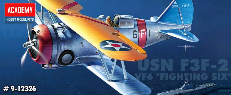 Academy 12326 1/48 USN F3F-2 VF6 "FIGHTING SIX"
