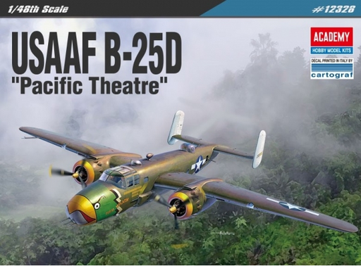 Academy 12328 1/48 USAAF B-25D "PACIFIC THEATRE" (8278174040301)