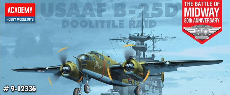 Academy 12336 1/48 B-25B "DOOLITTLE RAID" Battle of Midway