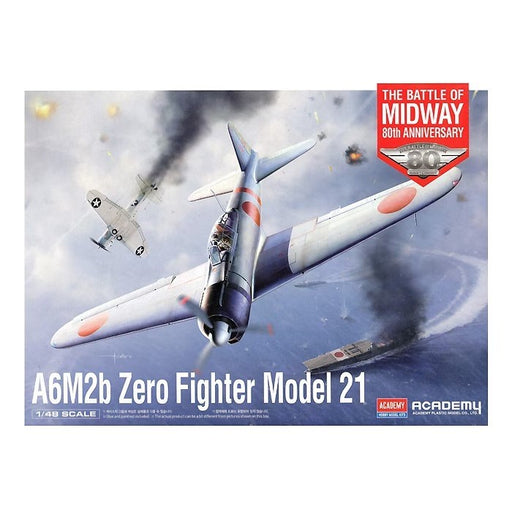 Academy 12352 1/48 A6M2b Zero Fighter Model 21 - The Battle of Midway 80th Anniversary (8278372516077)