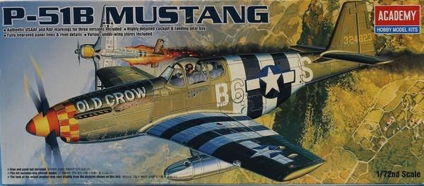 Academy 12464 1/72 P-51B MUSTANG - Hobby City NZ