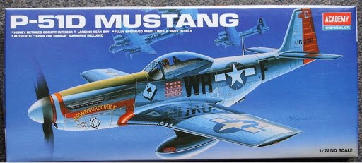 Academy 12485 1/72 P-51D Mustang - Hobby City NZ