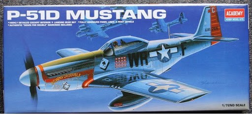 Academy 12485 1/72 P-51D Mustang (8278101754093)