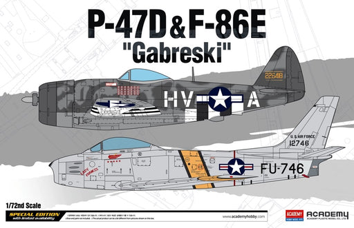 Academy 12530 1/72 P-47D & F-86E "GABRESKI" LE (10907823943)