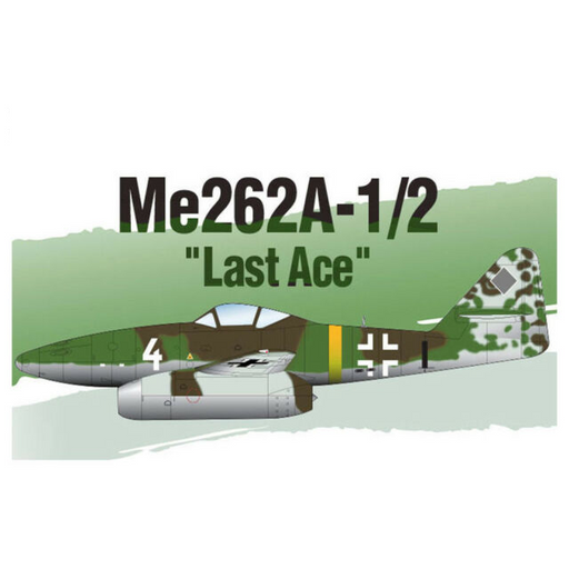 Academy 12542 1/72 ME-262A-1/2 "LAST ACE" LE (8278175056109)