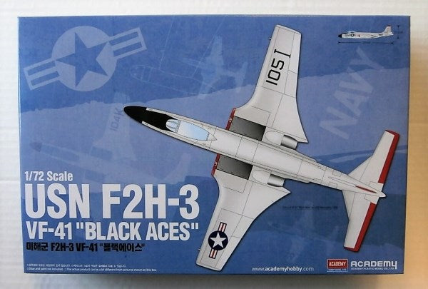 xAcademy 12548 1/72 USN F2H-3 VF-41 Black Aces - Hobby City NZ (1388985417777)