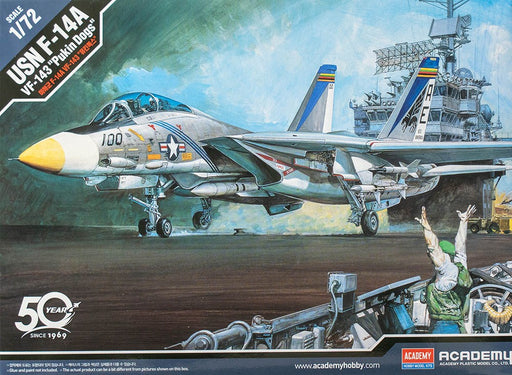 Academy 12563 1/72 USN F-14A "VF-143 PUKIN DOGS" - Hobby City NZ