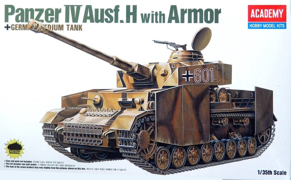 Academy 13233 1/35 GERMAN PANZER IV H WITH ARMOUR (8278102049005)