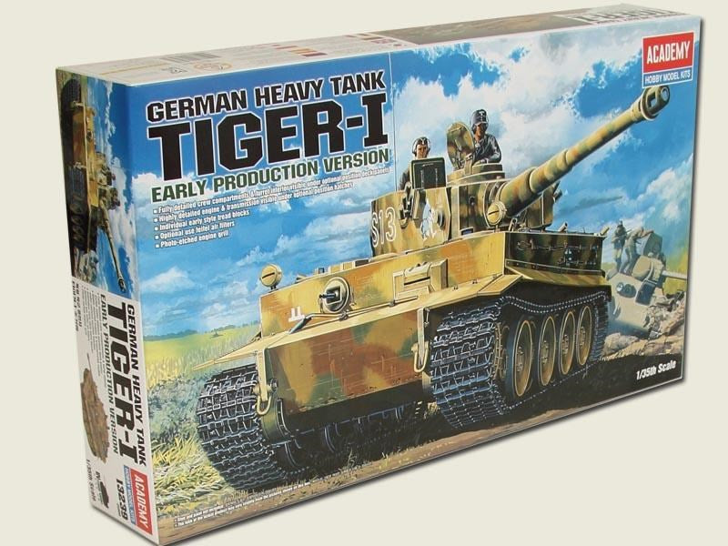Academy 13239 1/35 German Tiger I (Early Version) - Hobby City NZ (6657322680369)