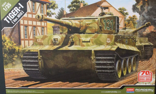 Academy 13287 1/35 D-DAY ANNIVERSARY TIGER I (NEW MOULD) (1393455693873)