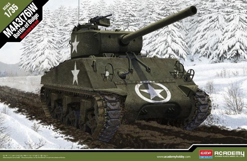 Academy 13500 1/35 M4A3 BATTLE OF THE BULGE (8278102606061)