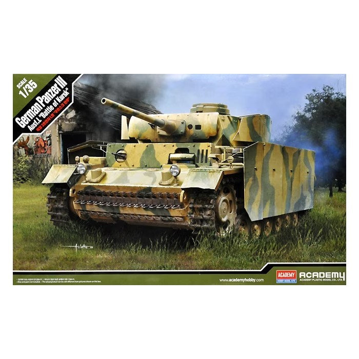 Academy 13545 1/35 German Panzer III Ausf. L "Battle of Kursk" - Hobby City NZ (8278374744301)