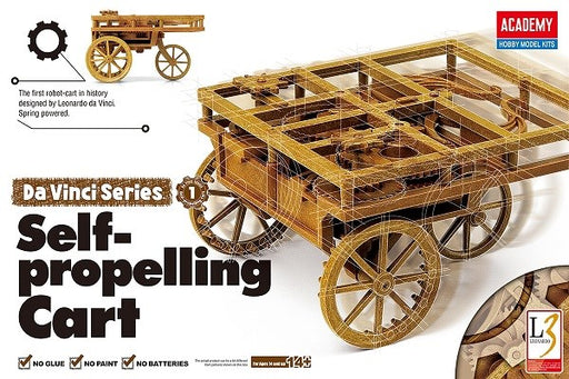 Academy 18129 Self-Propelling Cart - Da Vinci Series No. 1 (Snap Kit) (4526181417009)