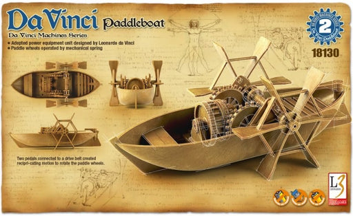 Academy 18130 Paddleboat - Da Vinci Series No. 2 (Snap Kit) (8157362258157)