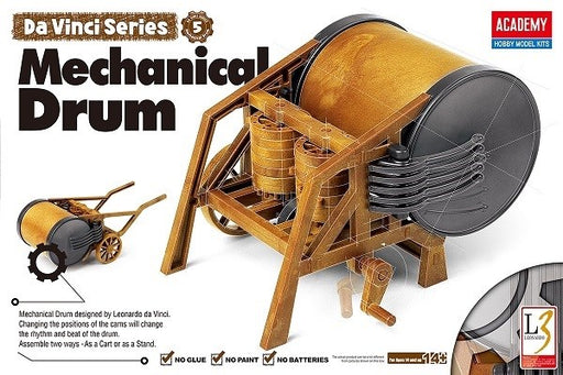 Academy 18138 Mechanical Drum - Da Vinci Series No. 5 (Snap Kit) (6657323925553)