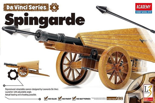 Academy 18142 Spingarde - Da Vinci Series No. 6 (Snap Kit) (6657321762865)