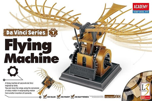 Academy 18146 Flying Machine - Da Vinci Series No. 7 (Snap Kit) (8157362421997)