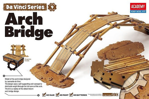 Academy 18153 Arch Bridge - Da Vinci Series No. 9 (Snap Kit) (4526181777457)