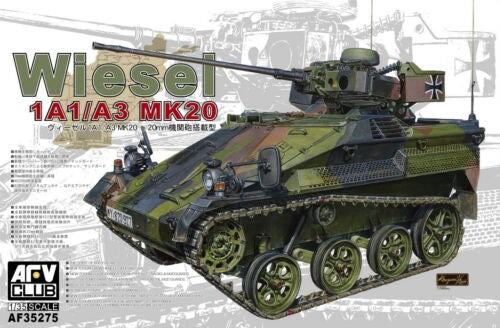 AFV Club 1/35 AF35275 German Wiesel 1A1-A3 Mk.20 (Armoured Weapons Carrier)