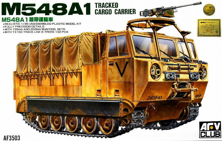 AFV Club 35003 1/35 M548A1 Tracked Cargo Carrier Aus Decals