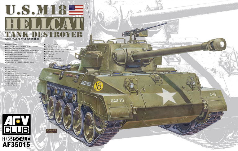 AFV Club 35015 1/35 M18 Hellcat Tank Destroyer