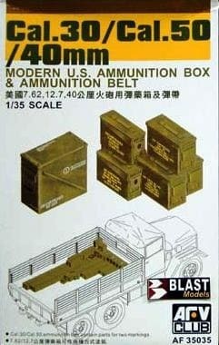 AFV Club 35035 1/35 40mm/Cal.30/Cal.50mm Ammo Box