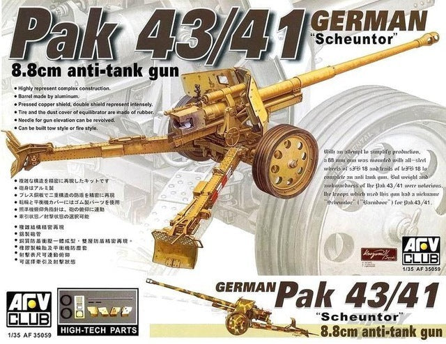 AFV Club 35059 1/35 German Pak 43/41 8.8cm Anti-Tank Gun