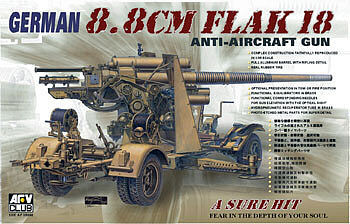 AFV Club 35088 1/35 German 8.8cm Flak-18 AA Gun