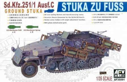 AFV Club 35091 1/35 German Sd.Kfz.25 Ausf.C Stuka Zu Fuzz