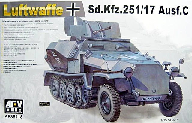 AFV Club 35118 1/35 German Sd.Kfz.25 Ausf.C. (Late Type)