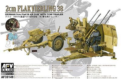 AFV Club 35149 1/35 German 2cm Flakvierling 38 AA Gun